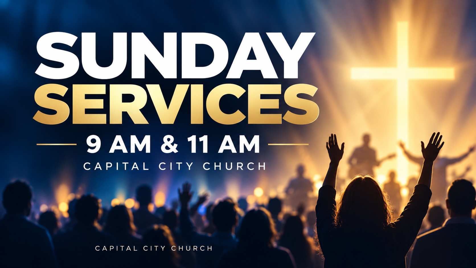 Sunday Worship | 9 AM & 11 AM. Capital City Church.