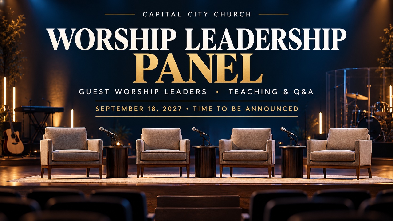 Worship Leadership Panel | Teaching & Q&A. Capital City Church.