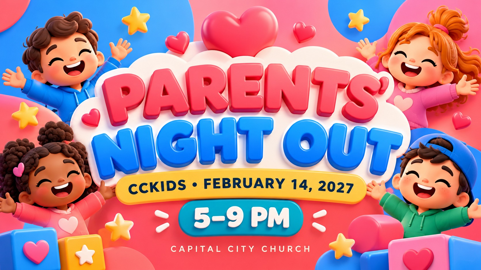 CCKids | Parents' Night Out. Capital City Church.