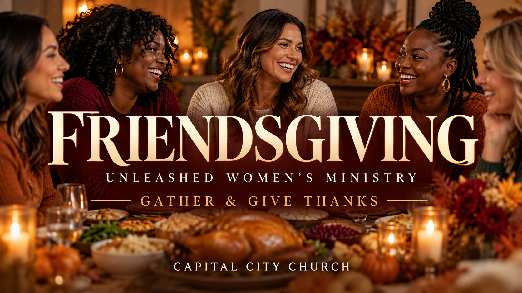 Unleashed Women's Ministry - Friendsgiving. Capital City Church.