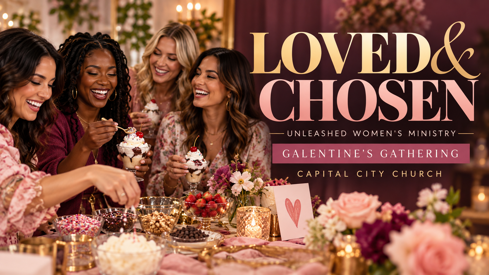 Unleashed Women's Ministry - Loved & Chosen. Capital City Church.